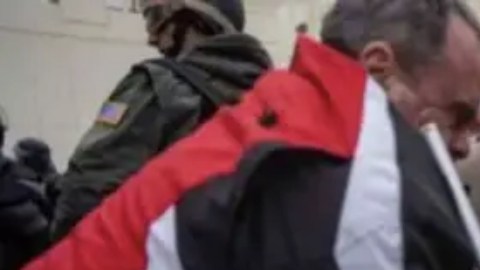 Thomas Webster en el Capitolio el 6 de enero de 2021.