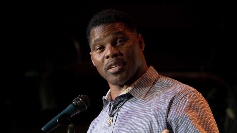 El candidato republicano al Senado en Georgia Herschel Walker.