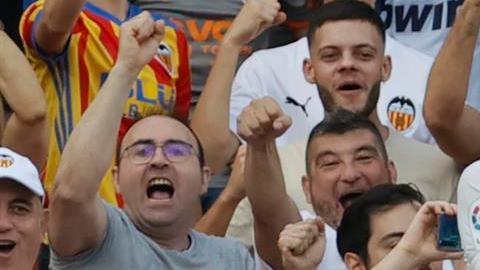 El uruguayo no había podido marcar con el equipo español.