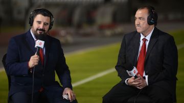 Alvaro Morales y Mario Carrillo comentaristas de ESPN.