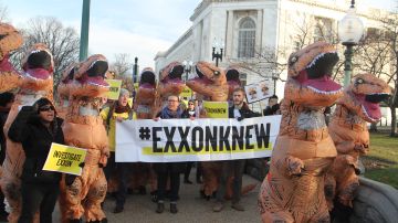 Protesta contra combustibles fósiles en Washington, D.C.