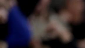 Aubameyang celebra el tercer gol del Chelsea contra el Milan.