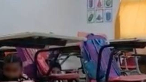Balacera cerca de escuela