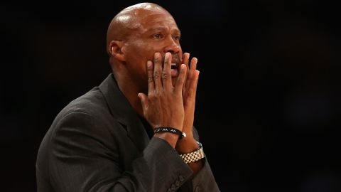 Byron Scott ex jugador y entrenador de los Lakers.