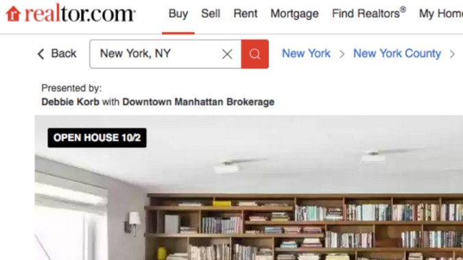 Así es la biblioteca-sala del expenthouse de Jennifer Connelly (Realtor)