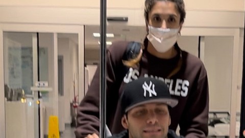 Así se veía el tobillo y pie de Gabriel Coronel después de la lesión en los ensayo de 'Mira Quién Baila All Stars'