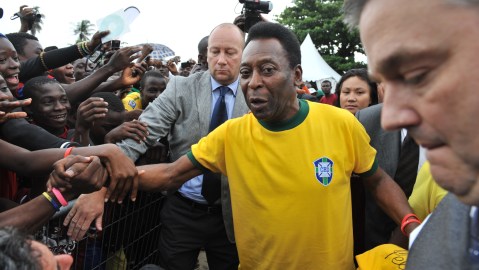 Edson Arantes Do Nascimento O Rei Pelé.