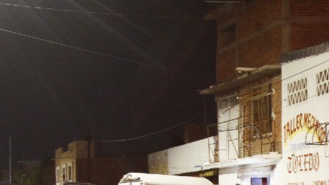 Escena del crimen en Guanajuato