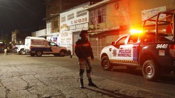 Escena del crimen en Guanajuato