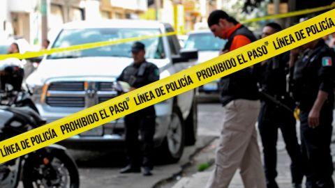 Escena del crimen en México