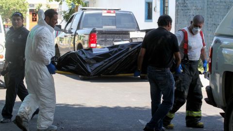 Escena del crimen en México