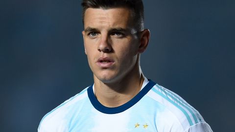 Giovani  Lo Celso, jugador de la Selección Argentina.