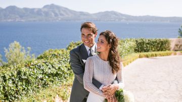 El tenista Rafael Nadal durante su boda con Mery Perelló en octubre de 2019.