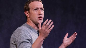Mark Zuckerberg CEO de Facebook en un evento de anuncios de la compañia.