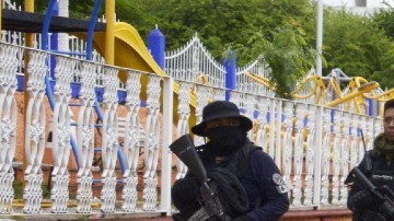 Autoridades en San Miguel Totolapan