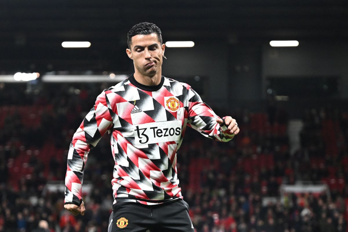 Cristiano Ronaldo, jugador del Manchester United de la Premier League.