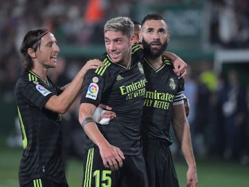 Modric, Valverde y Benzema no jugarán con el Real Madrid en Champions.