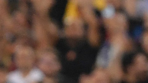 Robert Lewandowski, delantero del FC Barcelona de España.