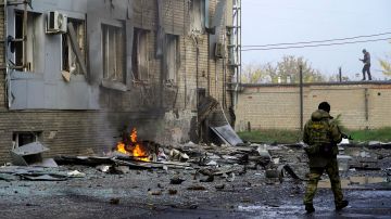 Un coche bomba destruyó una estación de televisión local en territorio ocupado por Rusia en Ucrania.
