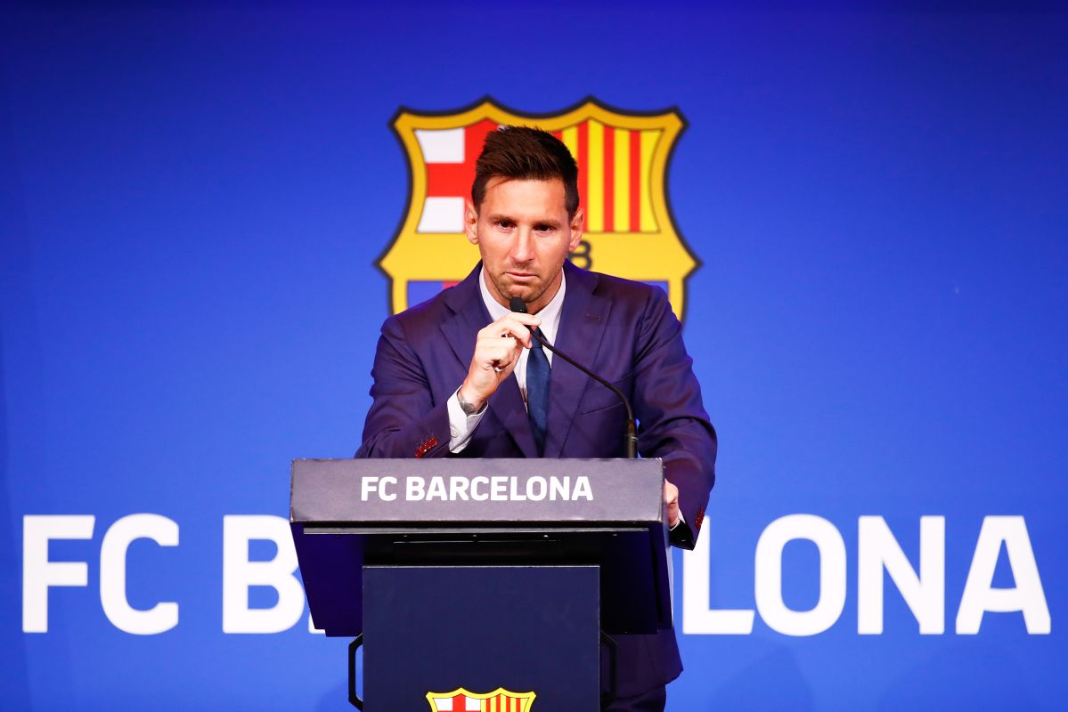 Messi se despidió del club en agosto de 2021.