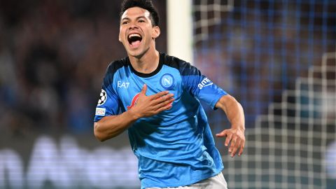 Hirving 'Chucky' Lozano, futbolista mexicano, durante su etapa en el Napoli.