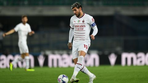 Theo Hernández, jugador del AC Milan y de la Selección de Francia.