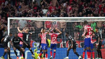 Atlético Madrid y Bayer Leverkusen en el  Civitas Metropolitano de Madrid.