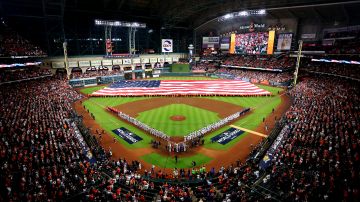 Inauguración de la Serie Mundial 2022 de la MLB entre Houston Astros y Philadephia Phillies.
