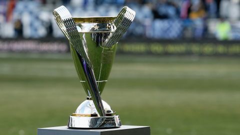 Trofeo de la Major League Soccer de Estados Unidos.