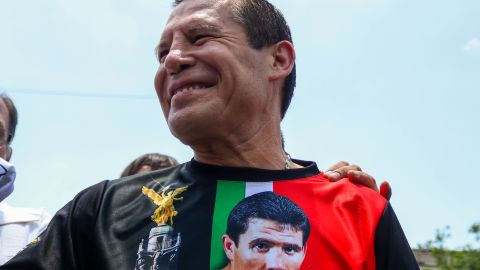 Julio César Chávez, leyenda mexicana del boxeo.