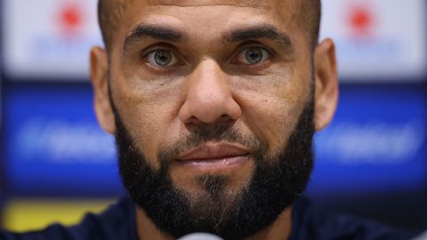 Dani Alves, jugador de Pumas de la UNAM.