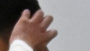 El portero de Toluca, Tiago Volpi en el túnel de vestuarios para el partido final ante Pachuca.