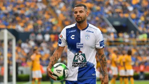 Edwin Cardona, durante su paso por Pachuca.