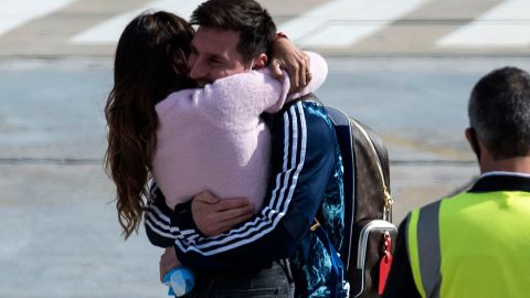 Lionel Messi y Antonella Roccuzzo.