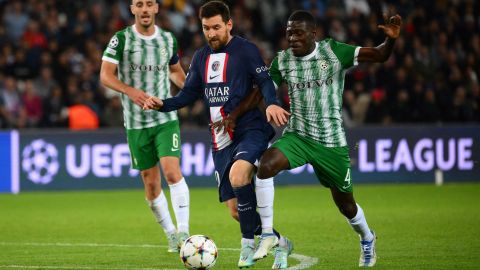 Messi rompió varios récords en juego contra el Maccabi.