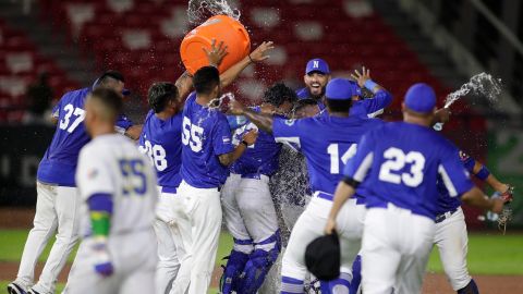 Nicaragua celebra su clasificación al Clásico Mundial de Béisbol.