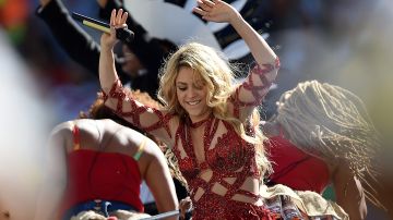 Shakira cantó en el Mundial de Fútbol Brasil 2014.