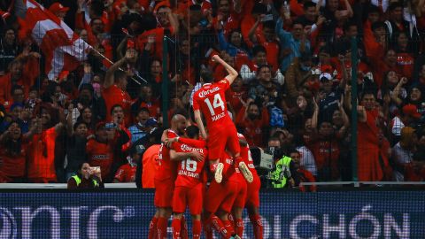 Toluca vs América en el uego de ida de la semifinal de la Liga MX.