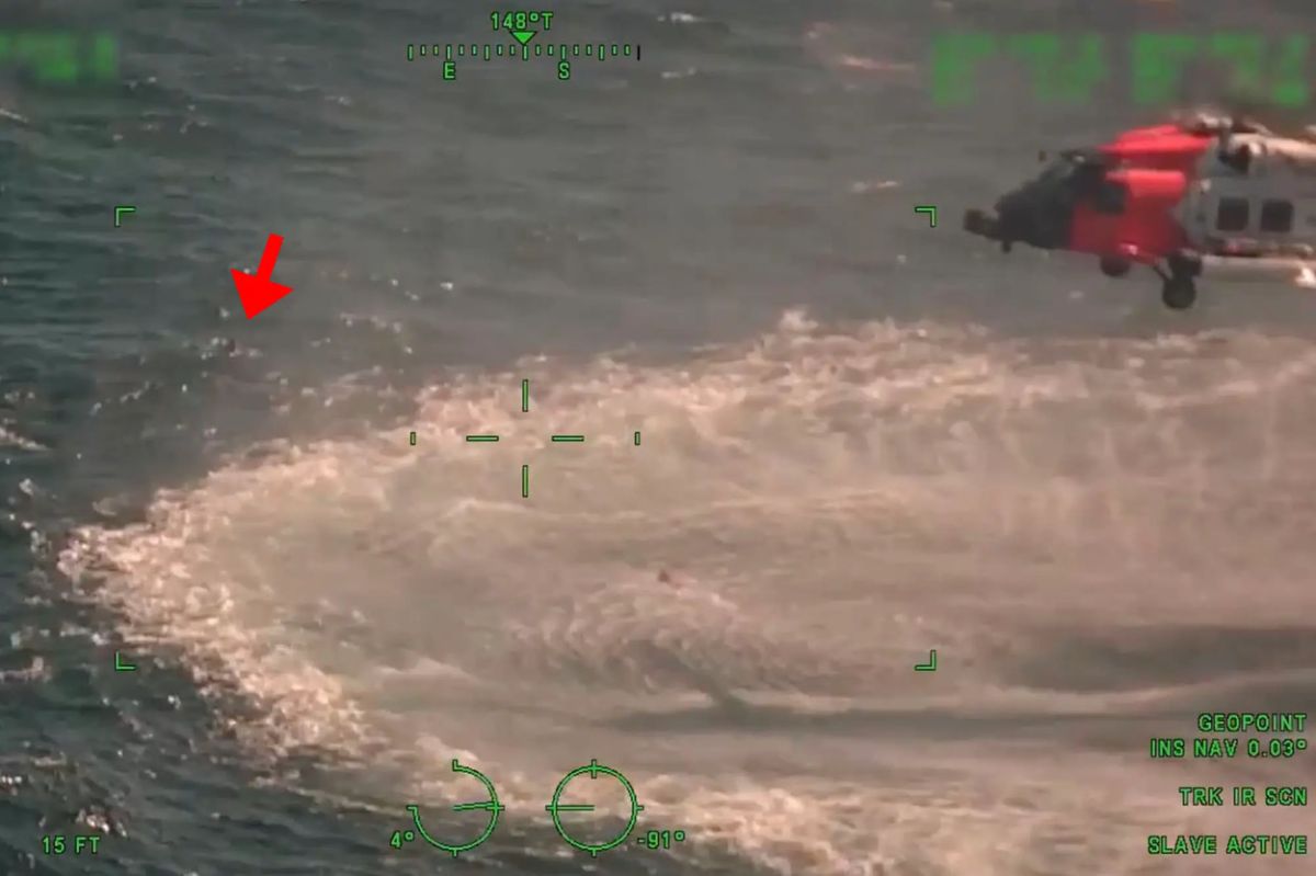 VIDEO: Coast Guard rescues 3 fishermen fighting sharks in the Gulf of Mexico