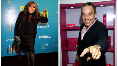 Verónica Castro y Marcos Valdés