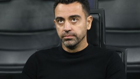 Xavi Hernández DT del FC Barcelona.