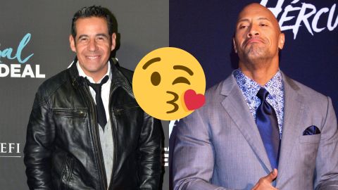 Yordi besó a "The Rock" en una entrevista | Mezcalent.