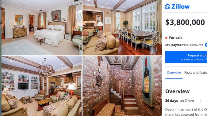 Así lucen algunas de las habitaciones vintage de la mansión de Eli Manning (Zillow)