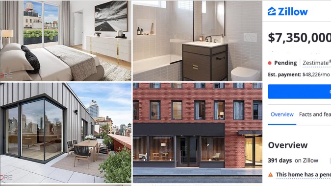 La recámara principal tiene acceso a la zona de terraza y unas muy lindas vistas del barrio (Zillow)