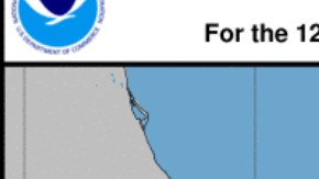 La gráfica muestra la fuerza del viento pronosticada para el huracán Julia en los próximos 5 días.