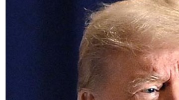 Donald Trump y Ron DeSantis.