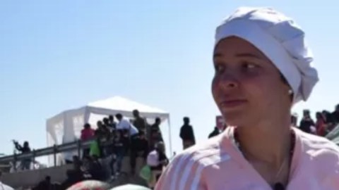 Estefanía es una de las miles de migrantes venezolanas varadas en la frontera entre México y EE.UU.