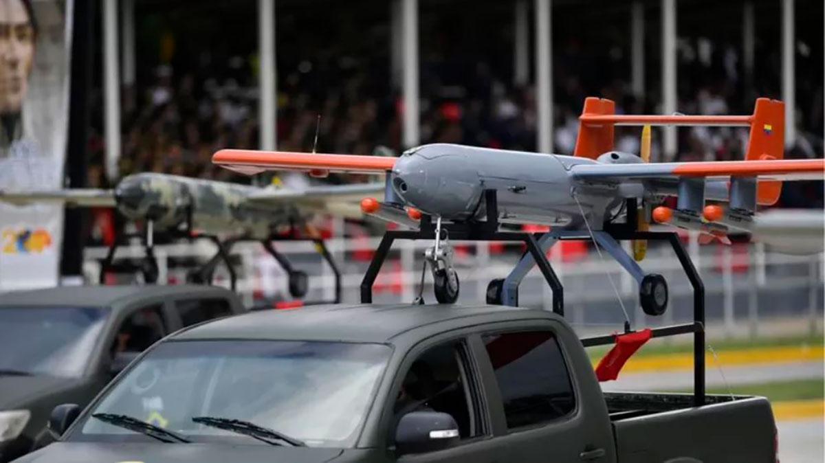 Venezuela es el primer país en América Latina en mostrar que cuenta con drones armados.