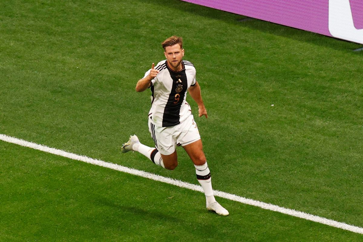 El delantero alemán anotó su primer gol en Mundiales.