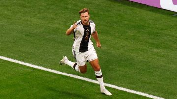 El delantero alemán anotó su primer gol en Mundiales.